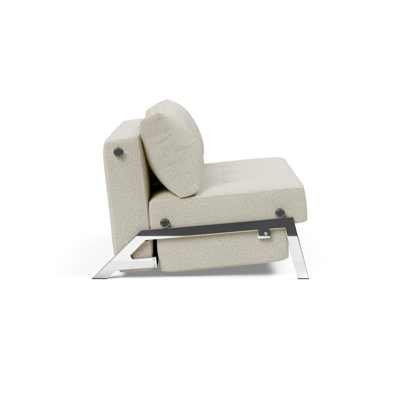 Innovation Living - Cubed 02 Sofa Bed with Chrome, Dark Wood or Lacquered Oak Legs, Full & Queen Size