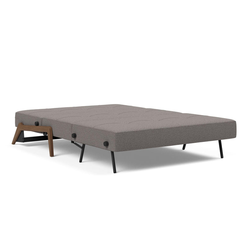 Innovation Living - Cubed 02 Sofa Bed with Chrome, Dark Wood or Lacquered Oak Legs, Full & Queen Size