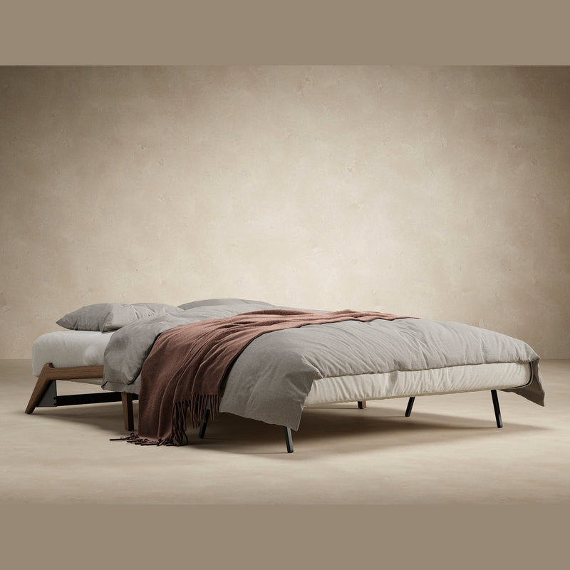 Innovation Living - Cubed 02 Sofa Bed with Chrome, Dark Wood or Lacquered Oak Legs, Full & Queen Size