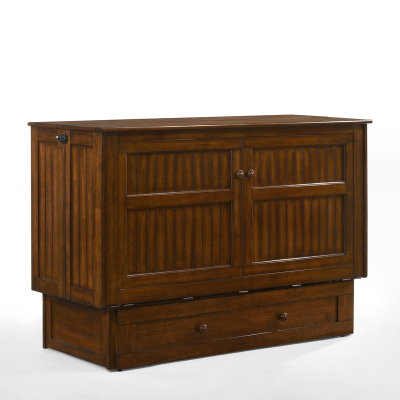 Night and Day Furniture - Daisy Queen Cabinet Murphy Chest Bed with Mattress