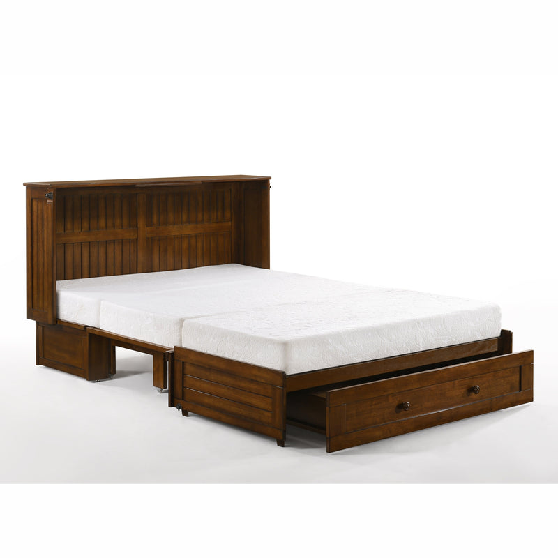 Night and Day Furniture - Daisy Queen Cabinet Murphy Chest Bed with Mattress
