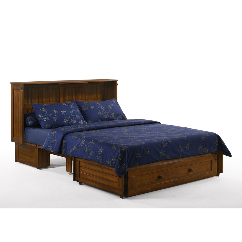 Night and Day Furniture - Daisy Queen Cabinet Murphy Chest Bed with Mattress