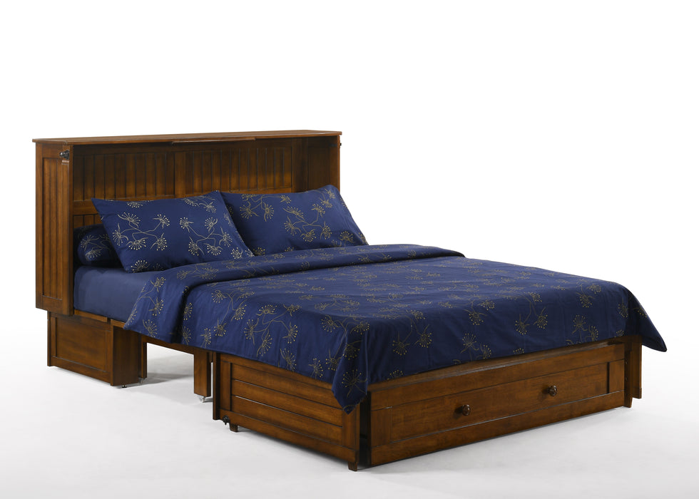 Night and Day Furniture - Daisy Queen Cabinet Murphy Chest Bed with Mattress