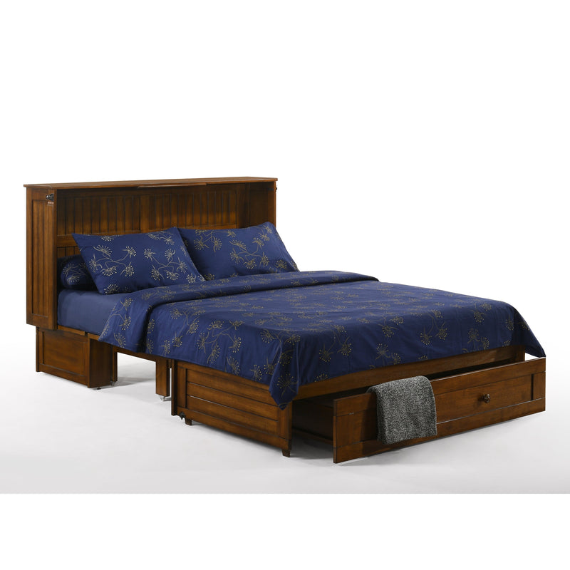 Night and Day Furniture - Daisy Queen Cabinet Murphy Chest Bed with Mattress
