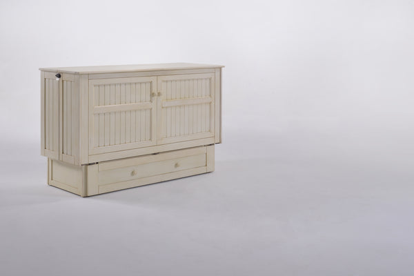 Night and Day Furniture - Daisy Queen Cabinet Murphy Chest Bed with Mattress
