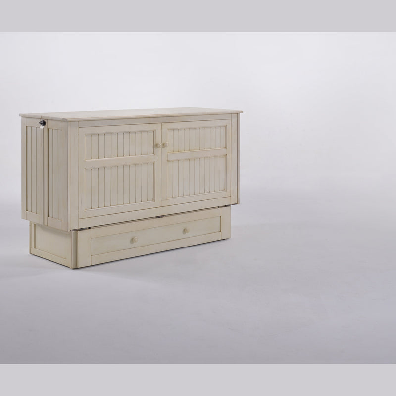 Night and Day Furniture - Daisy Queen Cabinet Murphy Chest Bed with Mattress