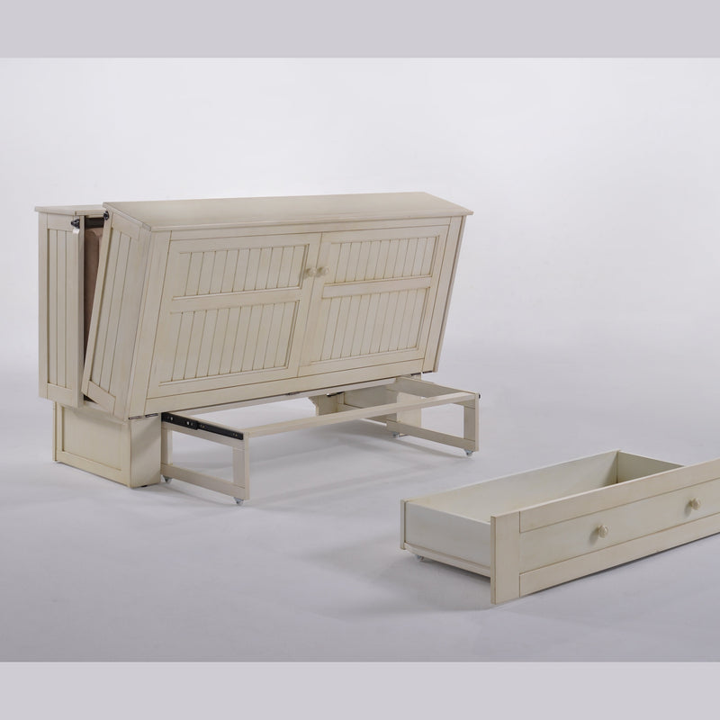 Night and Day Furniture - Daisy Queen Cabinet Murphy Chest Bed with Mattress