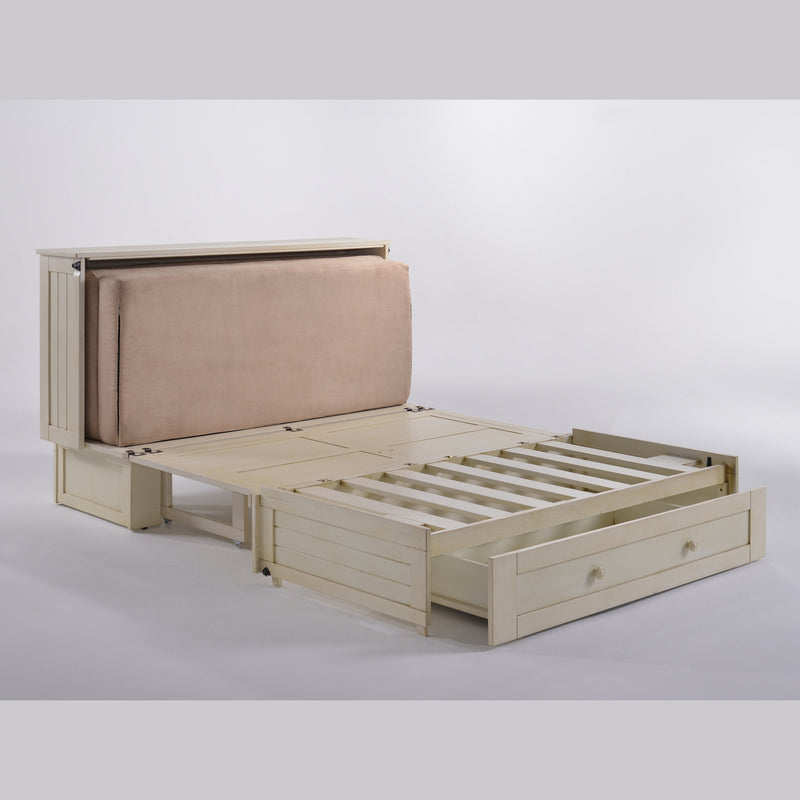 Night and Day Furniture - Daisy Queen Cabinet Murphy Chest Bed with Mattress