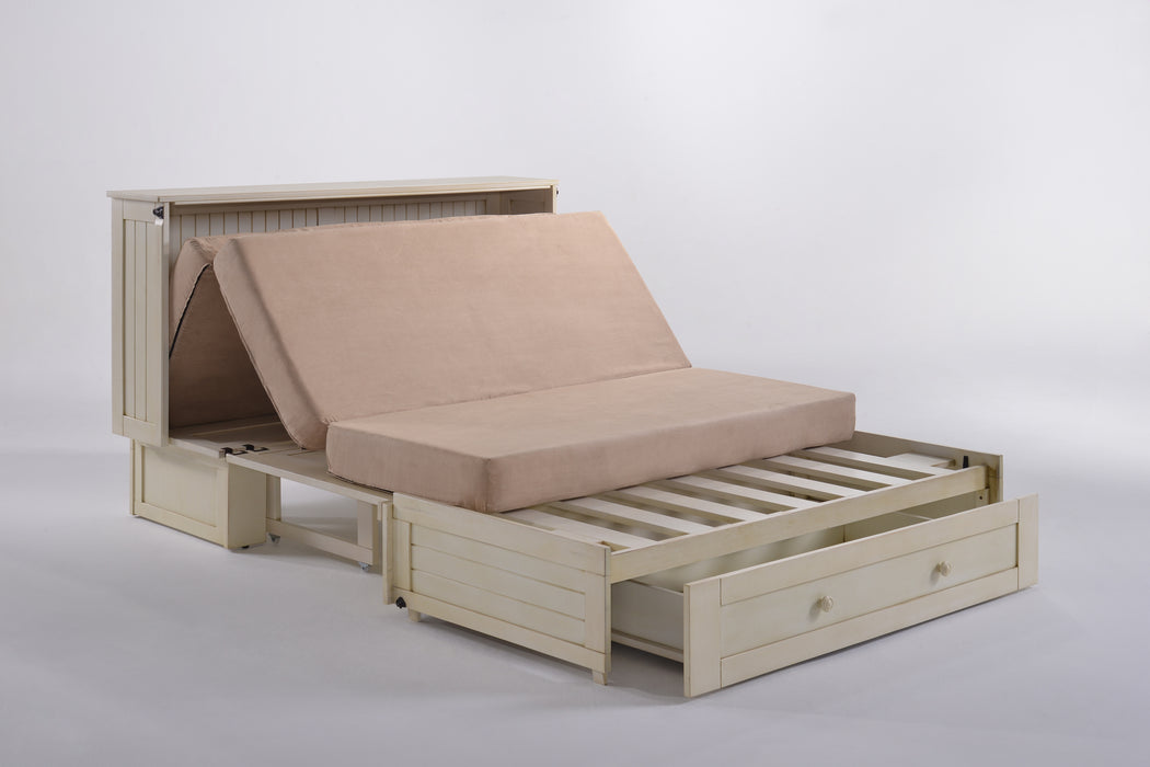 Night and Day Furniture - Daisy Queen Cabinet Murphy Chest Bed with Mattress