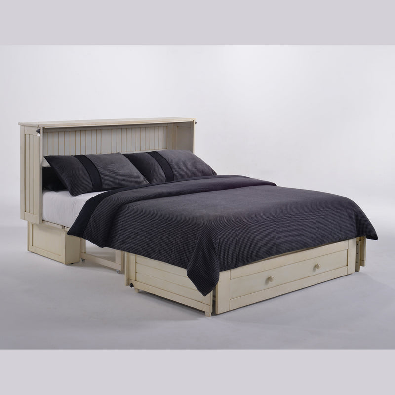 Night and Day Furniture - Daisy Queen Cabinet Murphy Chest Bed with Mattress