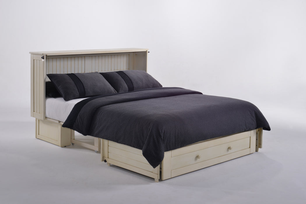 Night and Day Furniture - Daisy Queen Cabinet Murphy Chest Bed with Mattress