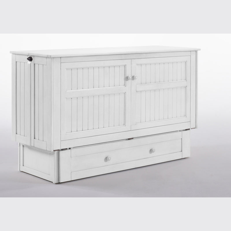 Night and Day Furniture - Daisy Queen Cabinet Murphy Chest Bed with Mattress