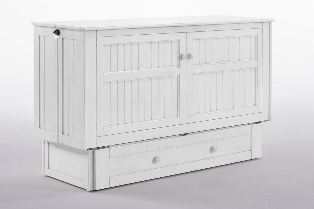 Night and Day Furniture - Daisy Queen Cabinet Murphy Chest Bed with Mattress