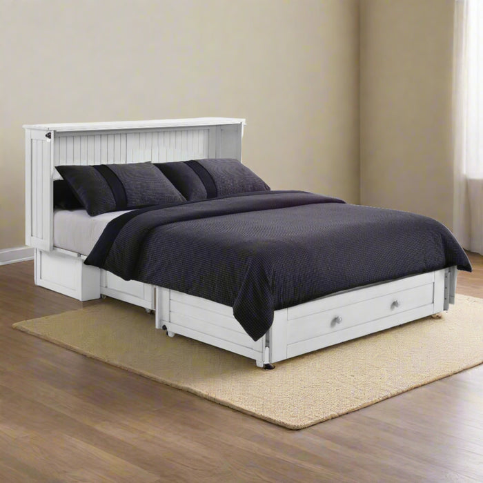 Night and Day Furniture - Daisy Queen Cabinet Murphy Chest Bed with Mattress