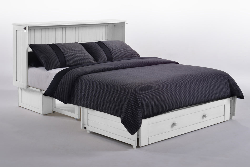 Night and Day Furniture - Daisy Queen Cabinet Murphy Chest Bed with Mattress