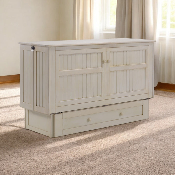 Night and Day Furniture - Daisy Queen Cabinet Murphy Chest Bed with Mattress