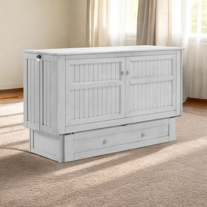 Night and Day Furniture - Daisy Queen Cabinet Murphy Chest Bed with Mattress