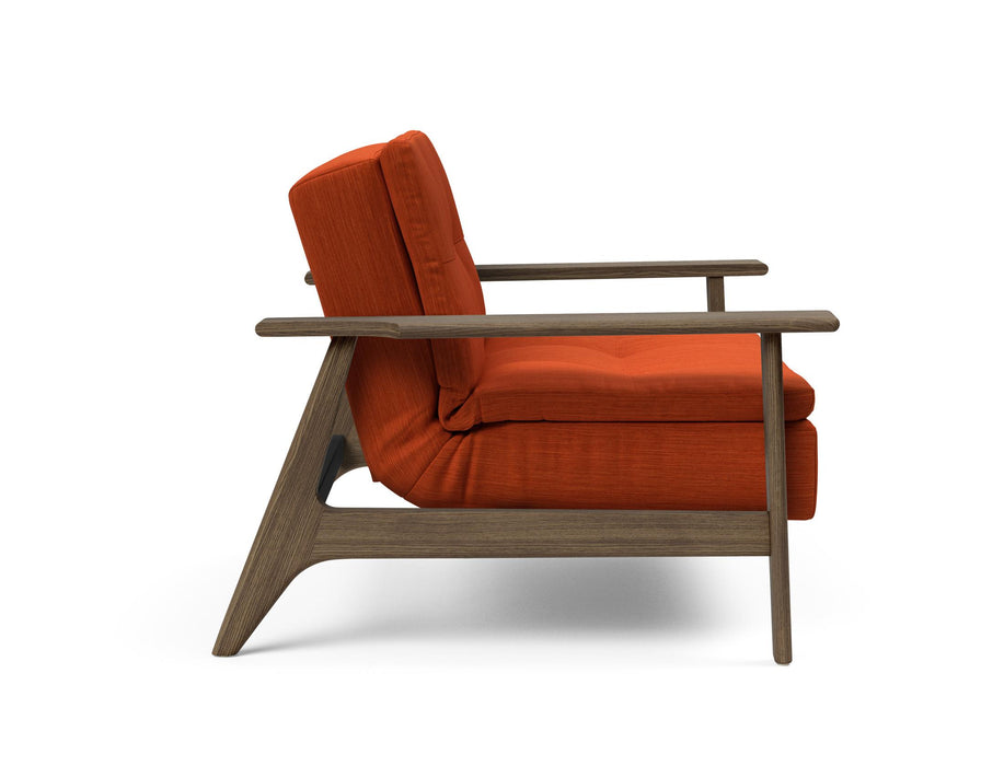 Innovation Living - Dublexo Frej Chair With Arms, Smoked Oak