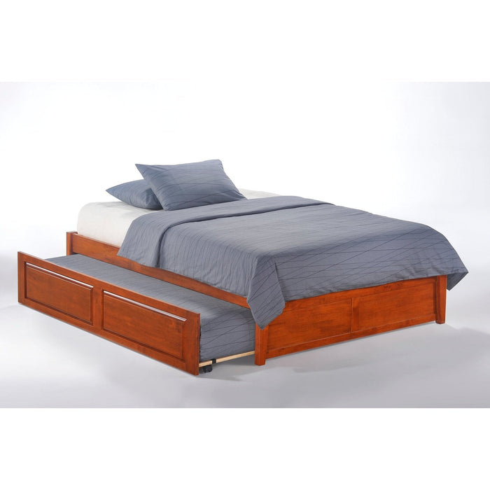 Night and Day Furniture - K-Series Basic Bed, All Sizes in Cherry, Chocolate, Natural, Oak, White