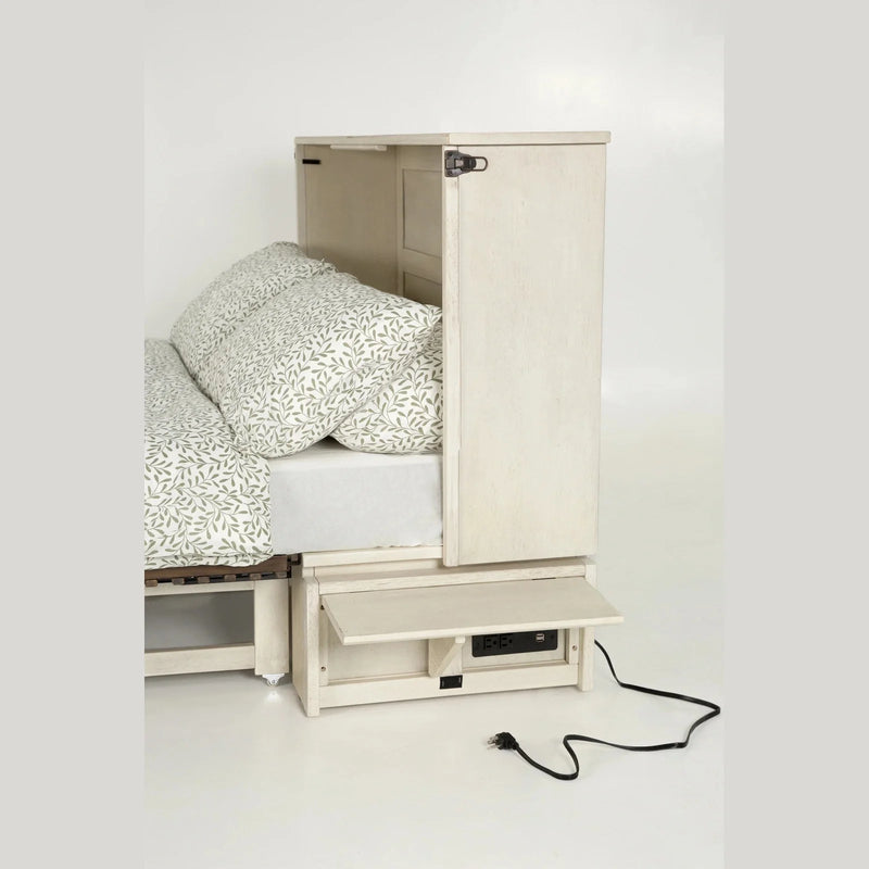 Night and Day Furniture Louvre Murphy Cabinet Bed Complete Set