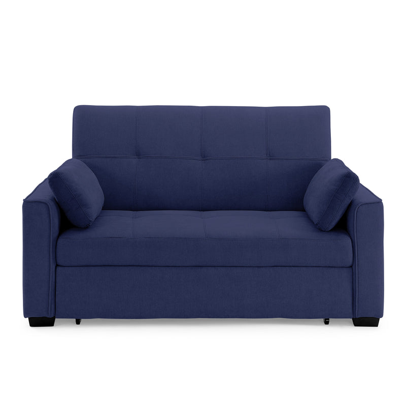 Night and Day - Nantucket Queen/Full/Twin Sleeper Sofa in Cappuccino, Charcoal, Light Gray, Navy