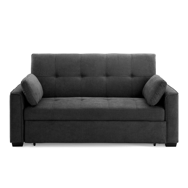 Night and Day - Nantucket Queen/Full/Twin Sleeper Sofa in Cappuccino, Charcoal, Light Gray, Navy