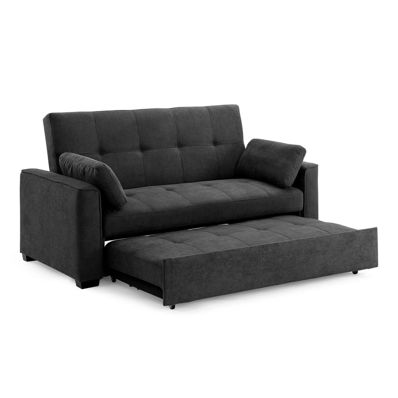 Night and Day - Nantucket Queen/Full/Twin Sleeper Sofa in Cappuccino, Charcoal, Light Gray, Navy