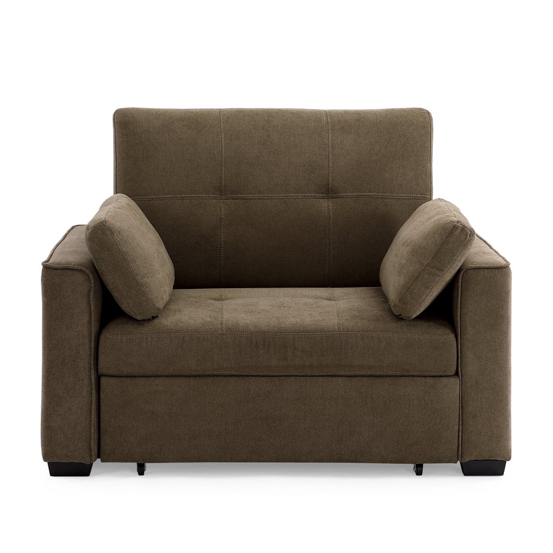 Night and Day - Nantucket Queen/Full/Twin Sleeper Sofa in Cappuccino, Charcoal, Light Gray, Navy