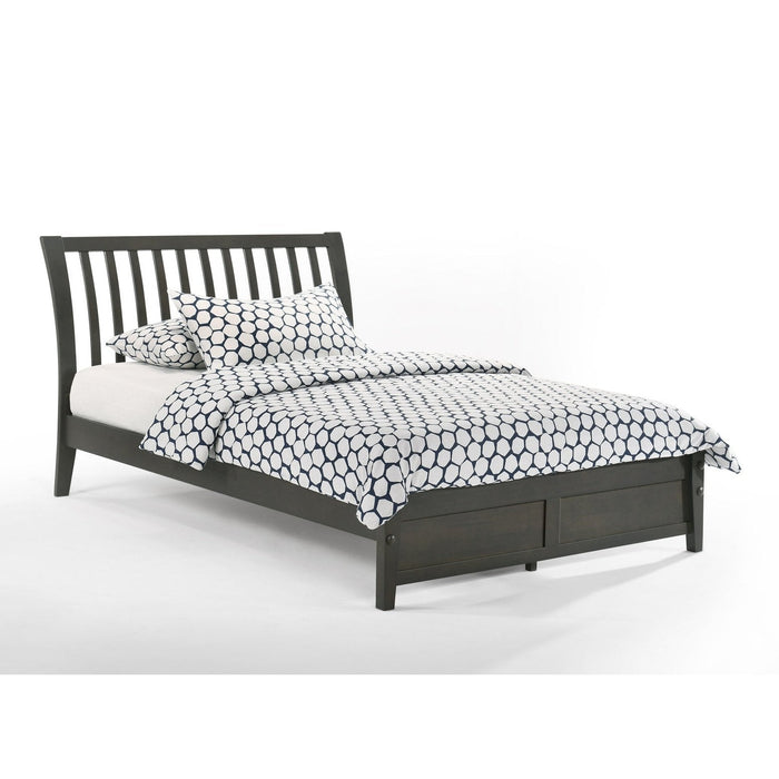 Night and Day Furniture - K-Series Nutmeg Bed, All Sizes in Cherry, Chocolate, Natural, Stonewash, and White