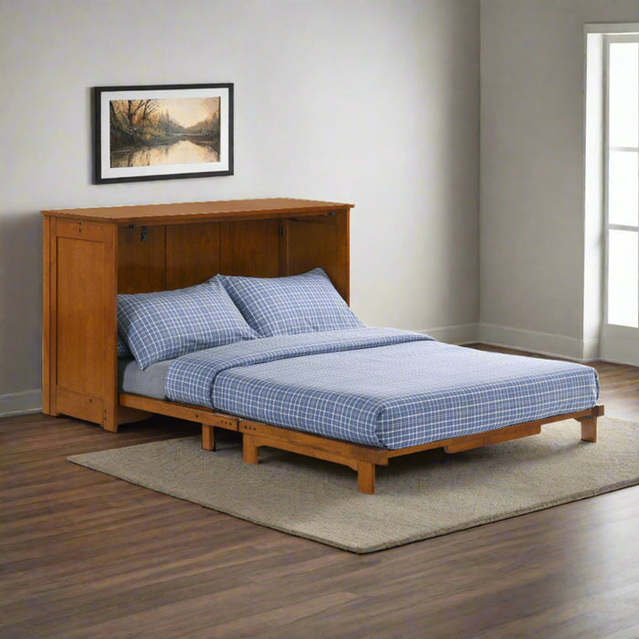 Night and Day Furniture - Orion Cabinet Murphy Bed with Mattress in Full or Twin