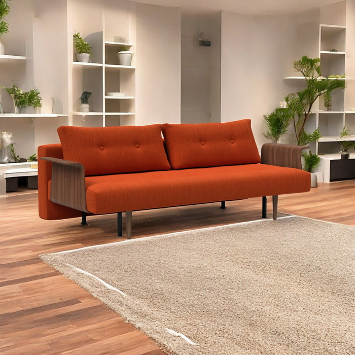 Innovation Living -  Recast Plus Sofa Bed in Natural, Paprika, & Nist Blue Colors