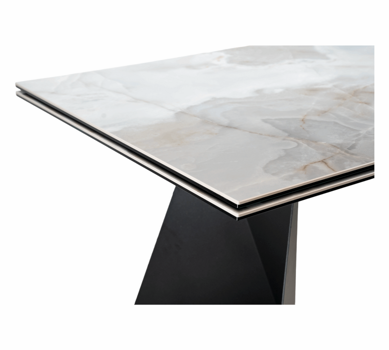 Maxima House - Alberto Ceramic Top Extendable Dining Table