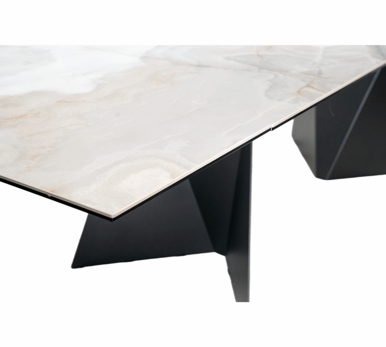 Maxima House - Alberto Ceramic Top Extendable Dining Table