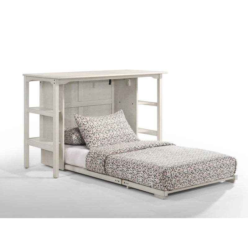 Night and Day Furniture - Siesta Twin Desk Bed with Mattress