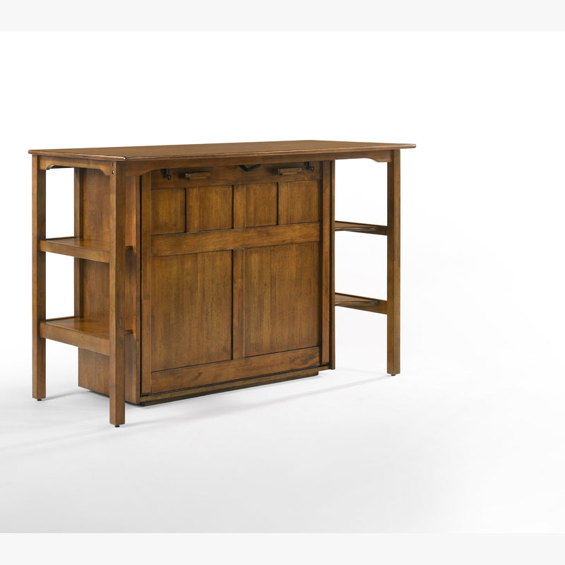 Night and Day Furniture - Siesta Twin Desk Bed with Mattress