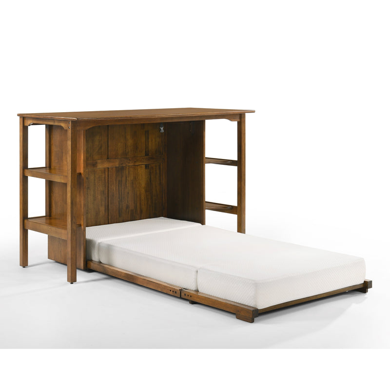 Night and Day Furniture - Siesta Twin Desk Bed with Mattress