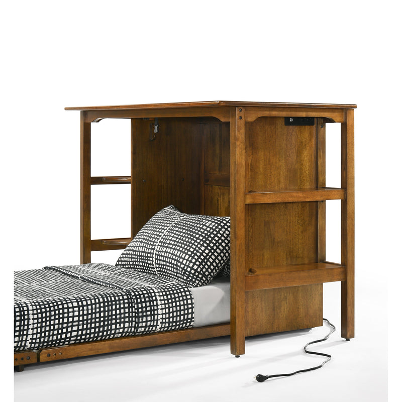 Night and Day Furniture - Siesta Twin Desk Bed with Mattress