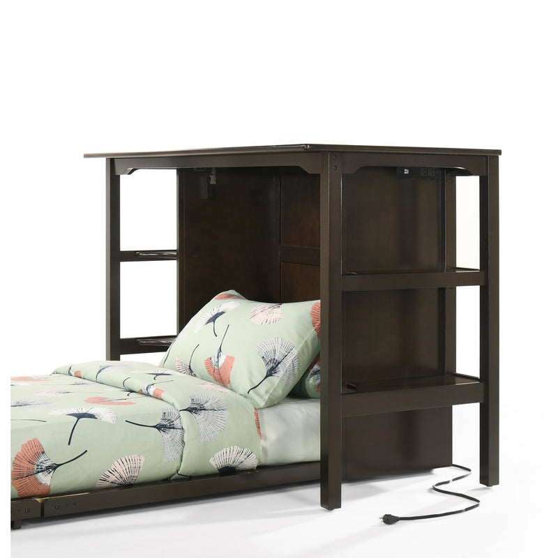 Night and Day Furniture - Siesta Twin Desk Bed with Mattress
