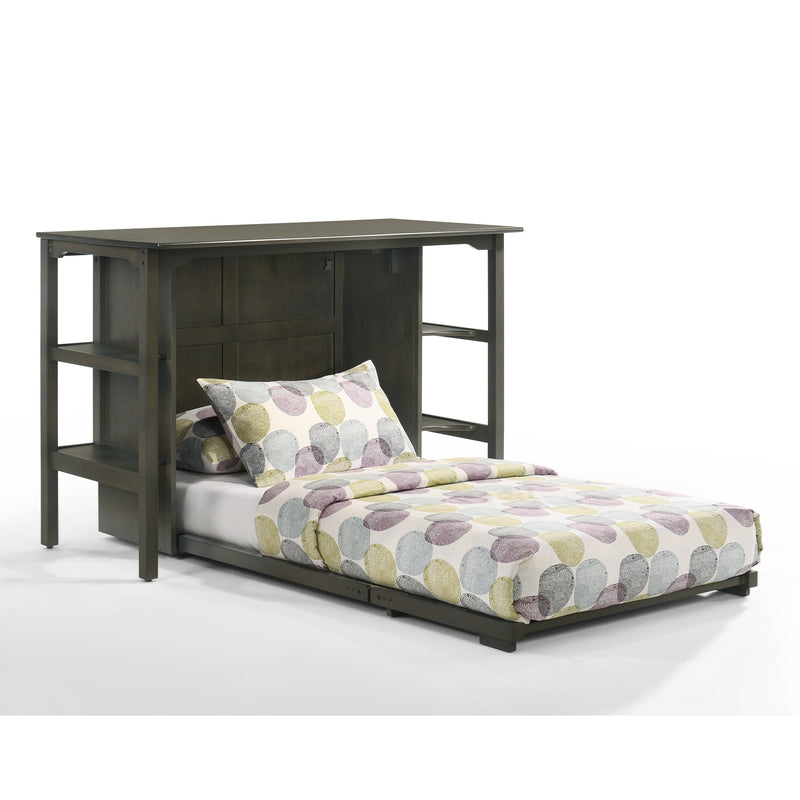 Night and Day Furniture - Siesta Twin Desk Bed with Mattress