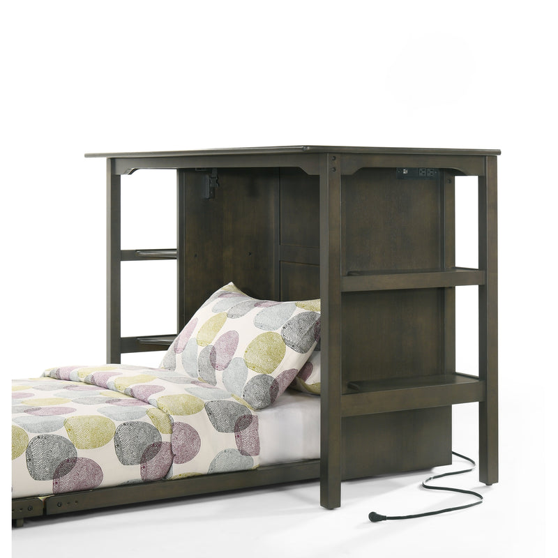Night and Day Furniture - Siesta Twin Desk Bed with Mattress