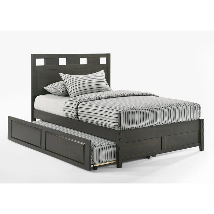 Night and Day Furniture - Dual System Tamarind Bed, All Sizes in Cherry, Chocolate, Natural, Stonewash, & White