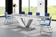 Maxima House - Aviv High Gloss Extendable Dining Table