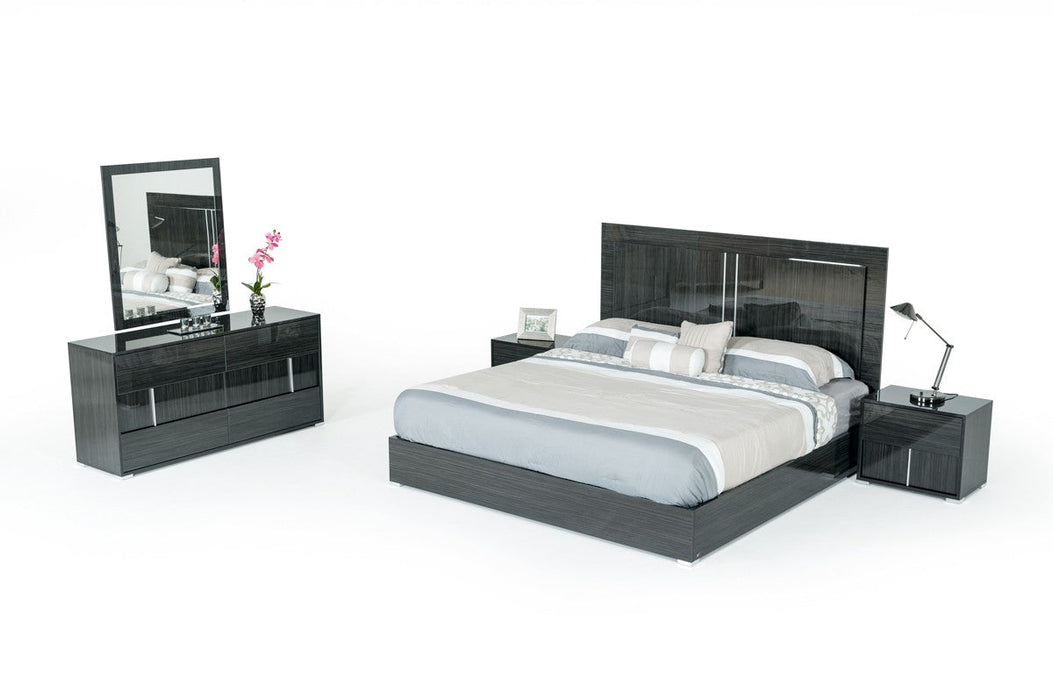 Jubilee Furniture - Axman Italian Modern Grey Bedroom Set