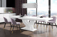 Maxima House - Bella High Gloss Extendable Dining Table