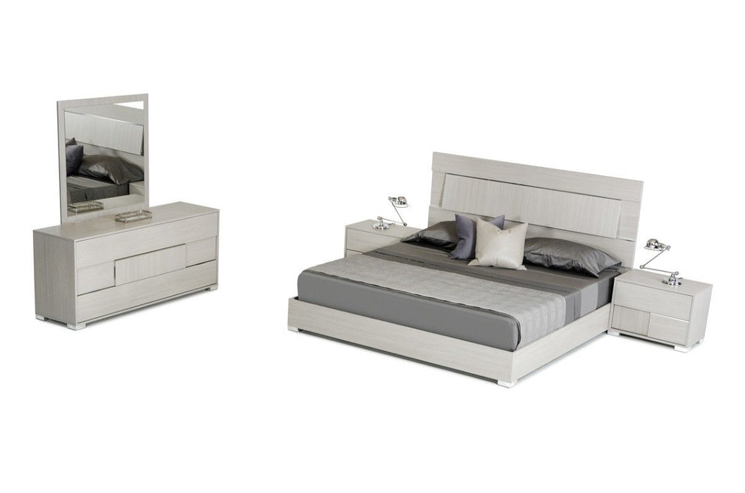 Jubilee Furniture - Erica Italian Modern Grey Bedroom Set