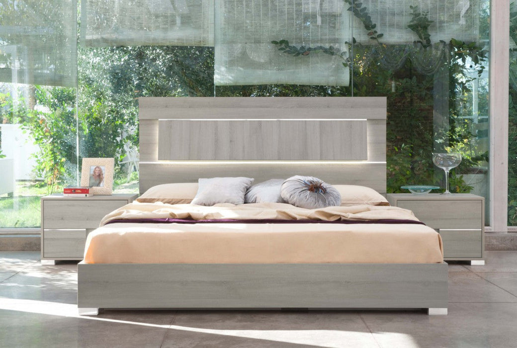 Jubilee Furniture - Erica Italian Modern Grey Bedroom Set