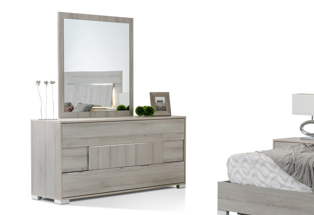 Jubilee Furniture - Erica Italian Modern Grey Bedroom Set