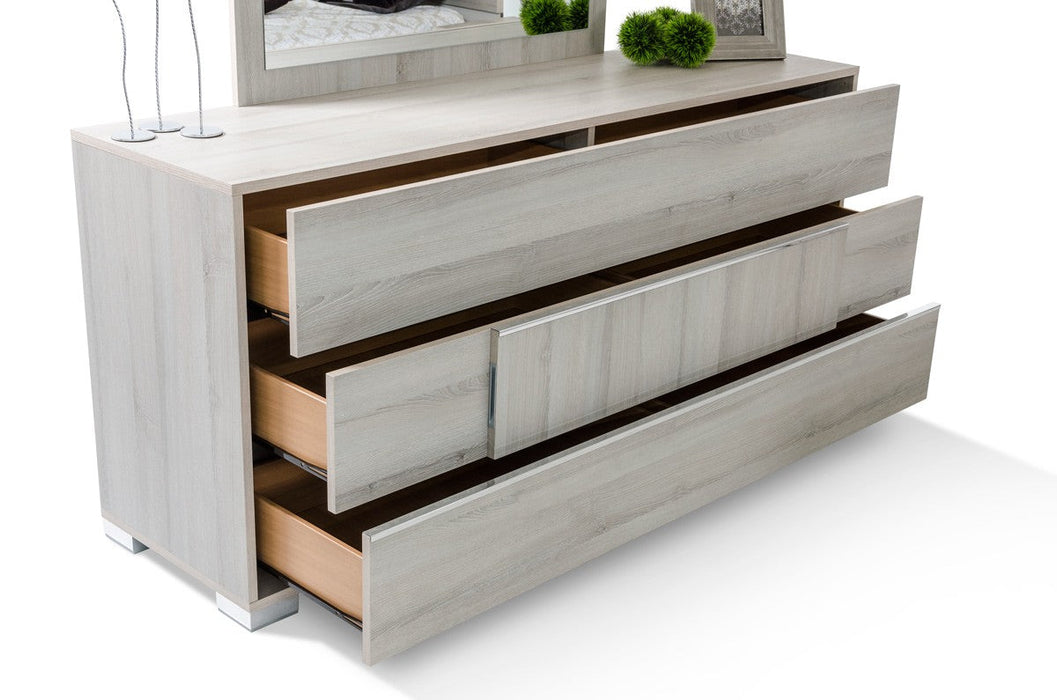 Jubilee Furniture - Erica Italian Modern Grey Bedroom Set