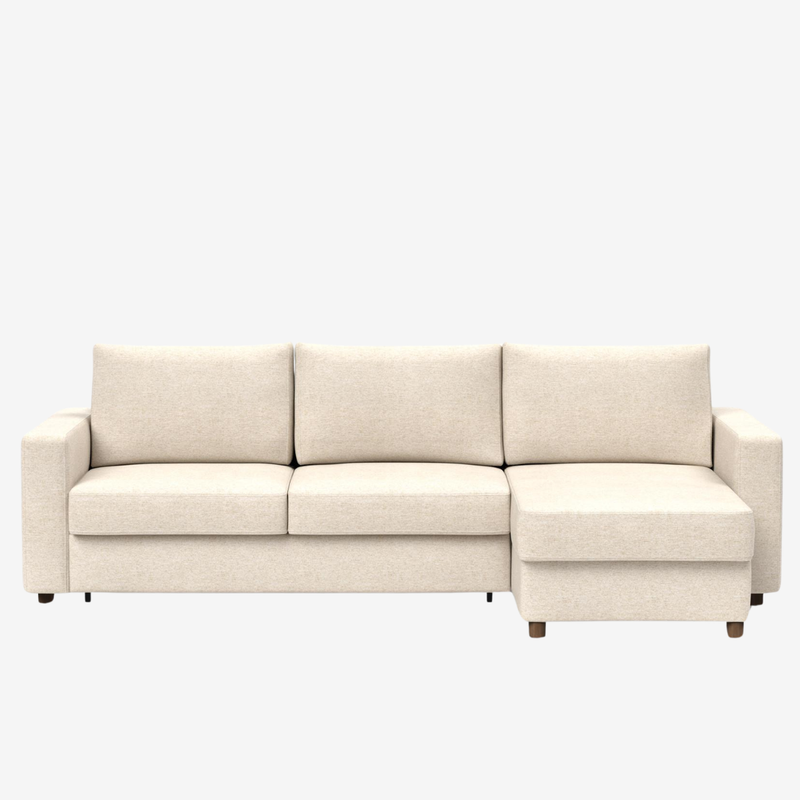 Innovation Living - Neah Sleeper Sectional with Chaise, Slim, Standard, or Curved Arms in Full, Queen, or King