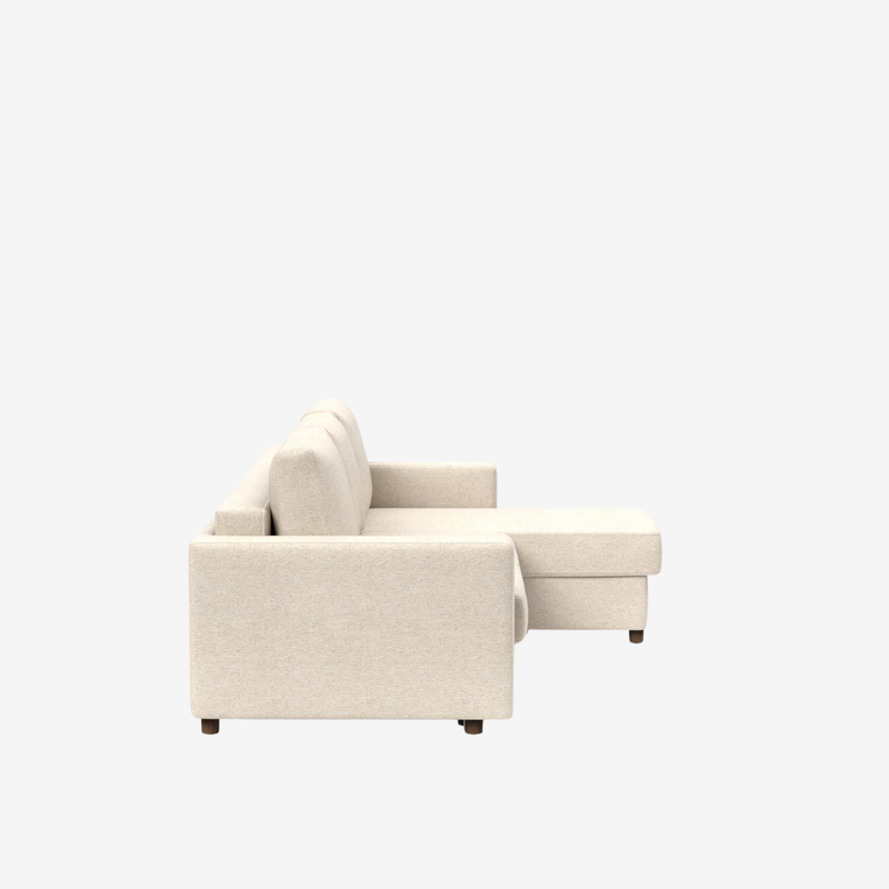 Innovation Living - Neah Sleeper Sectional with Chaise, Slim, Standard, or Curved Arms in Full, Queen, or King
